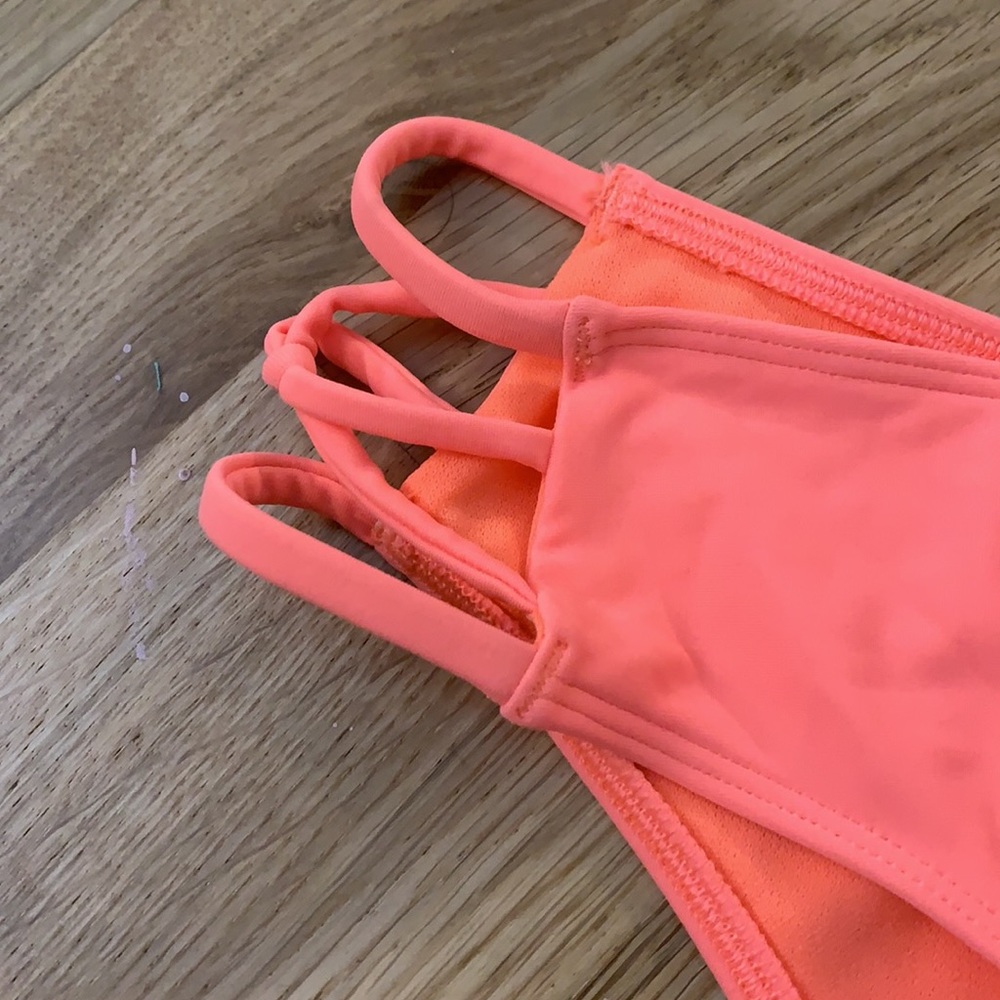 NWT Hollister neon orange cheeky bikini bottoms - Picture 2 of 5